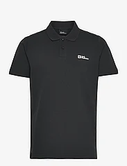 Jack Wolfskin - ESSENTIAL POLO M - short-sleeved polos - black - 0
