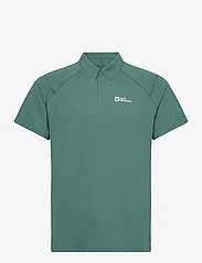 Jack Wolfskin - PRELIGHT CHILL POLO M - polo marškinėliai trumpomis rankovėmis - jade green - 0