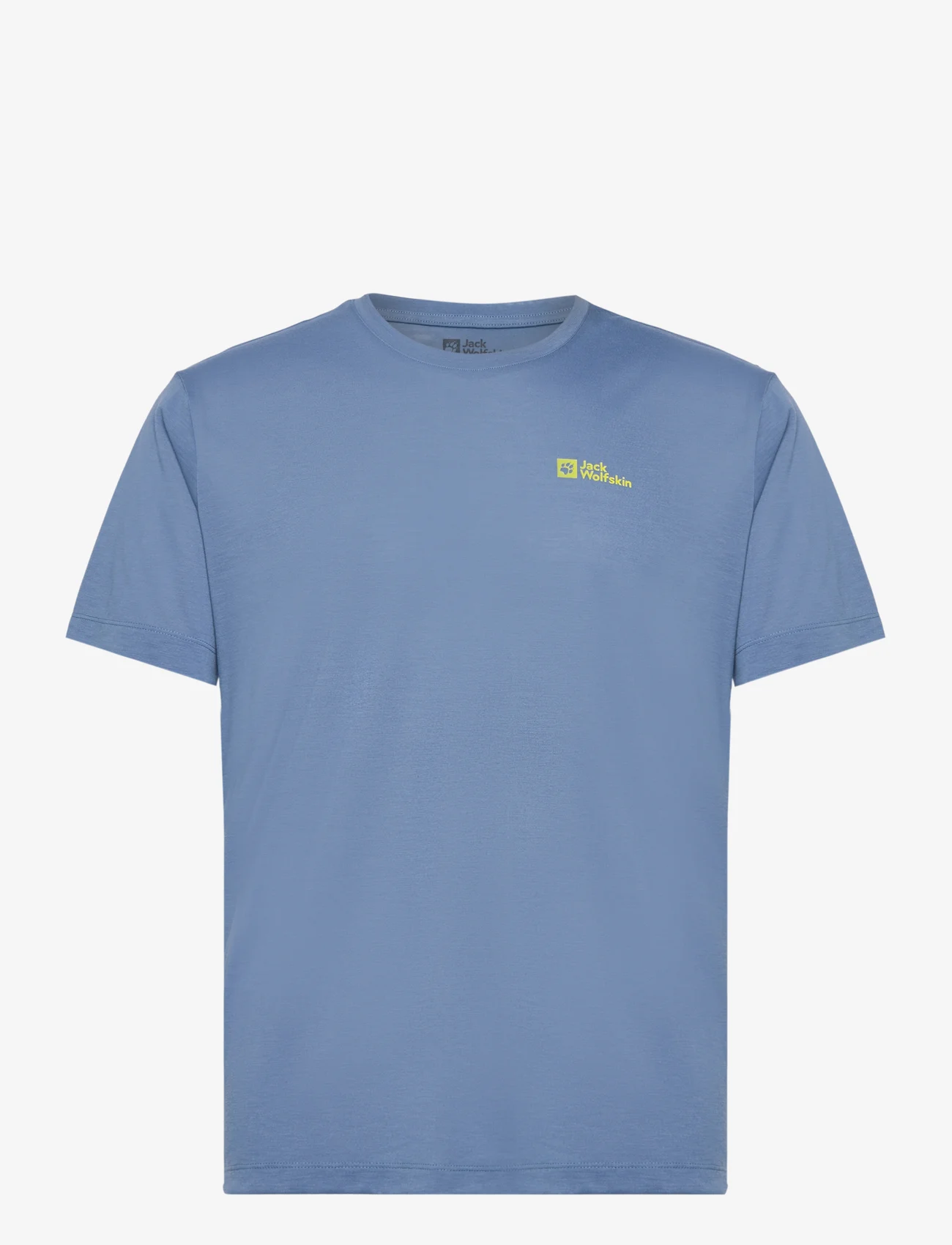 Jack Wolfskin - VONNAN S/S T M - short-sleeved t-shirts - elemental blue - 0