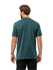 Jack Wolfskin - VONNAN S/S T M - short-sleeved t-shirts - emerald - 3