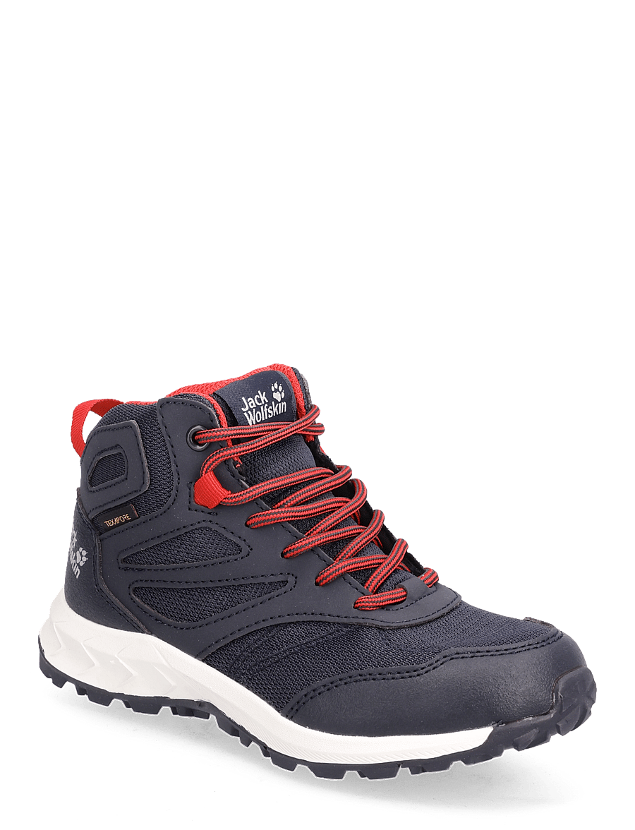 Jack Wolfskin - WOODLAND TEXAPORE MID K - night blue / red - 0