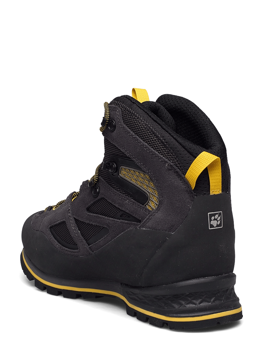 Jack Wolfskin - FORCE CREST TEXAPORE MID M - black / burly yellow xt - 2
