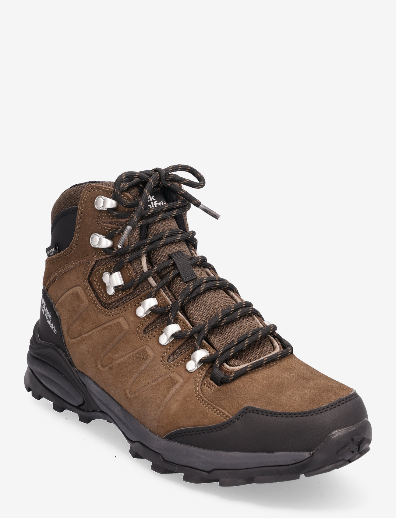 Jack Wolfskin - REFUGIO TEXAPORE MID M - hiking shoes - brown / phantom - 0