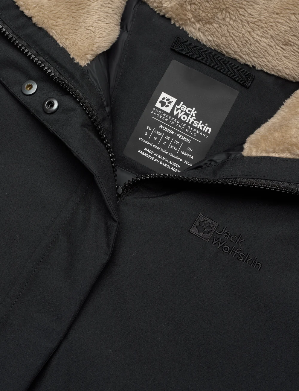 Jack Wolfskin - WINTERTOR PARKA W - joped - black - 2