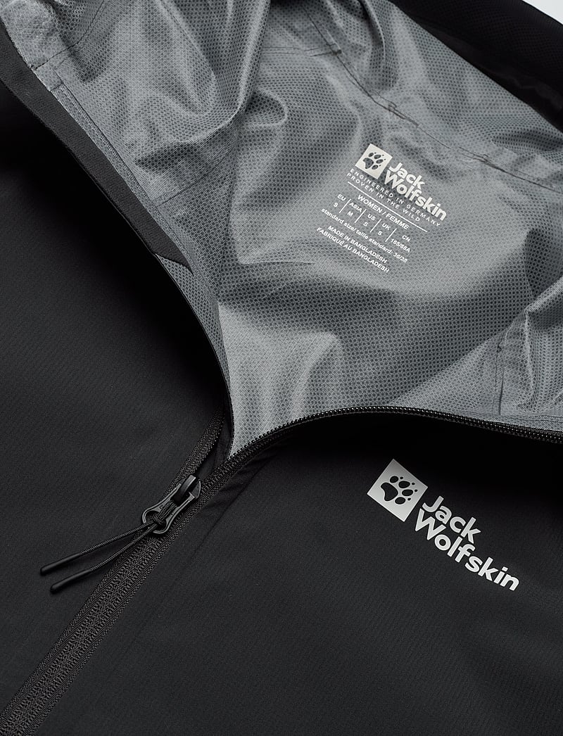 Jack Wolfskin - PRELIGHT 2.5L LT JKT W - friluftsjackor - black - 2