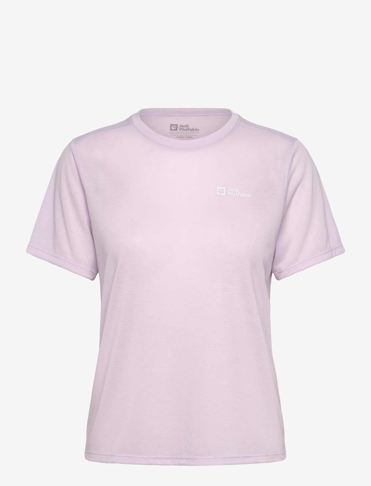 Jack Wolfskin - VONNAN S/S T W - t-shirts - pale lavendar - 0