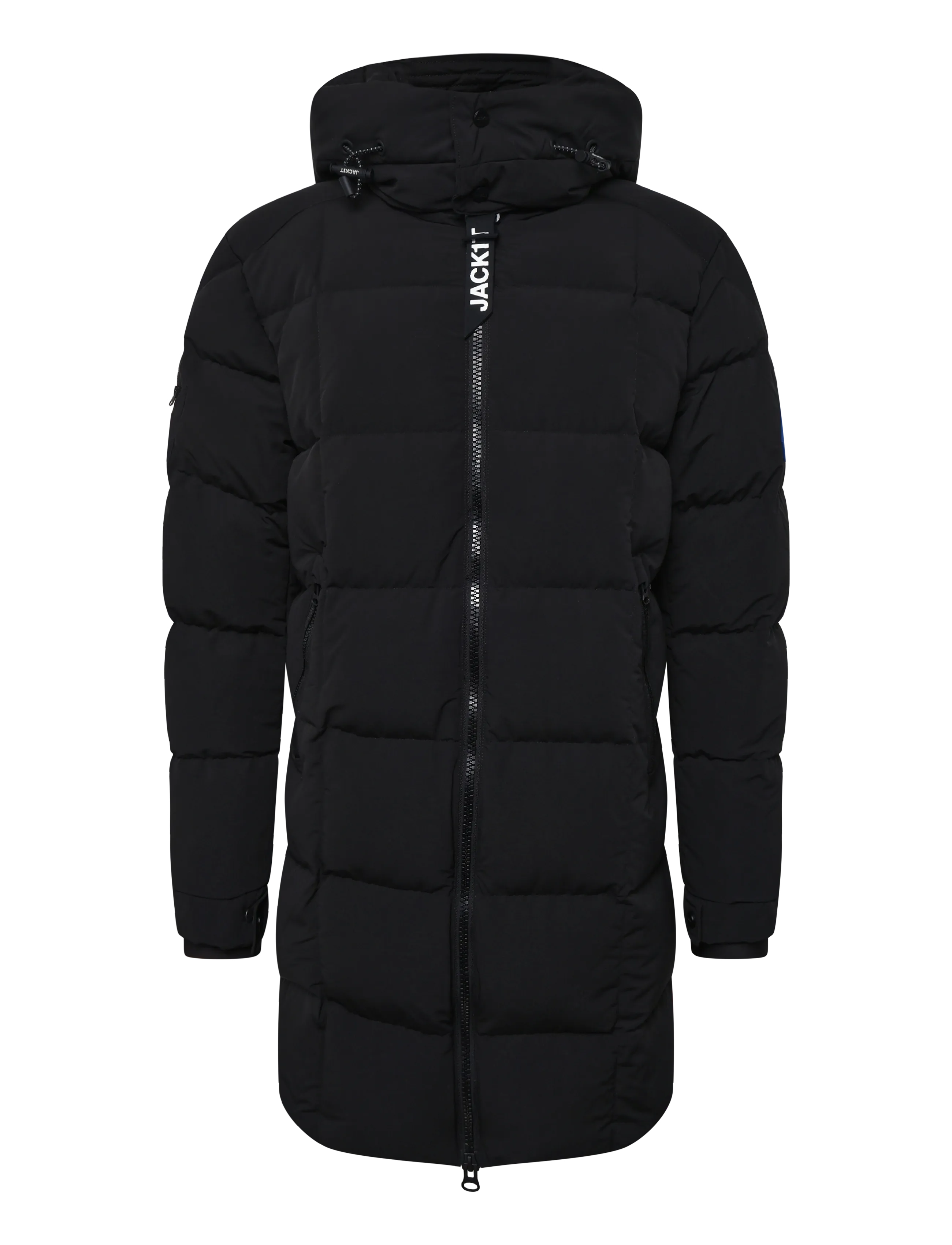 JACK1T - EZ BOXED PUFFER COAT MATT - ziemas jakas - black/black - 1