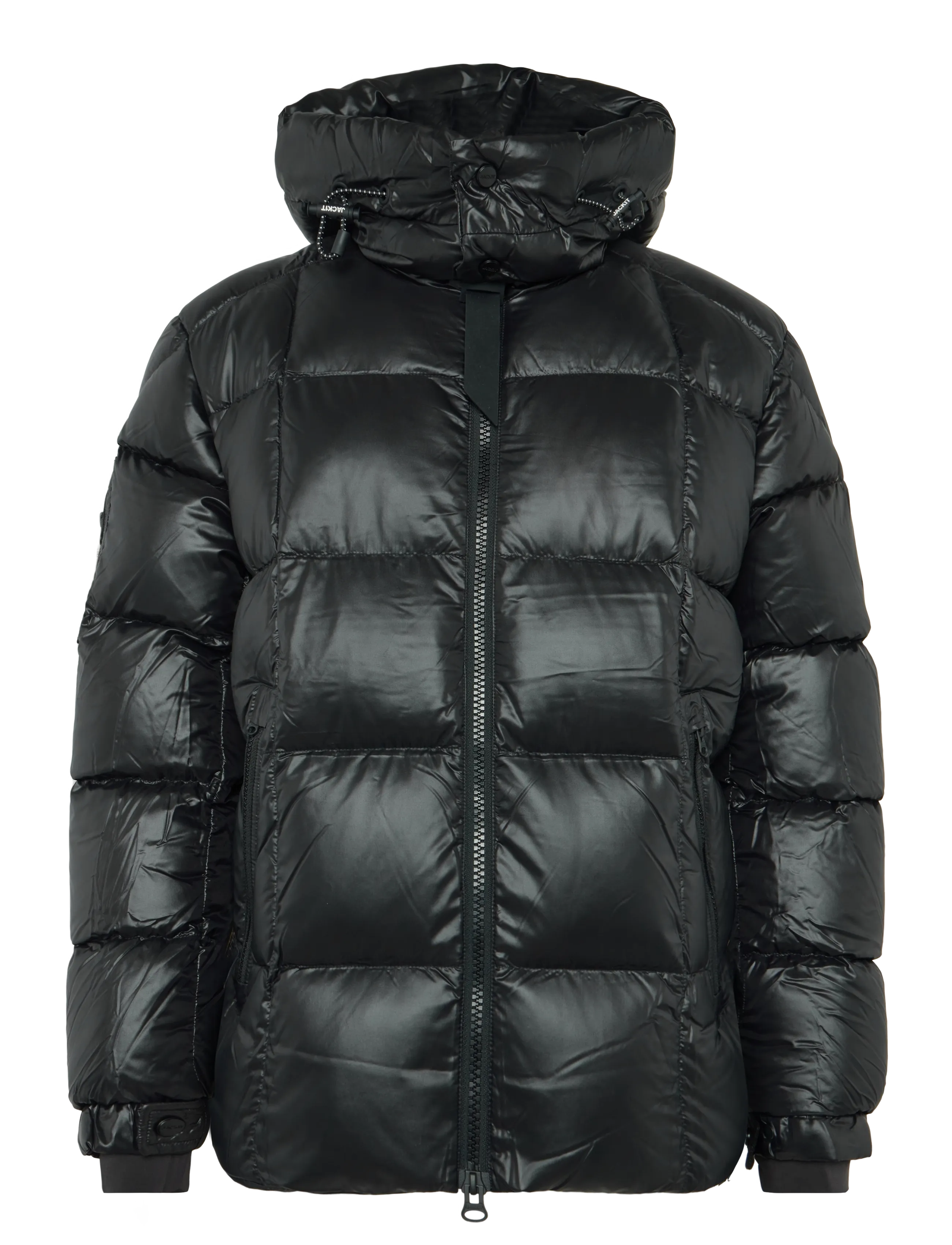 JACK1T - EZ BOXED PUFFER RACER LUX - vinterjackor - black/black - 1