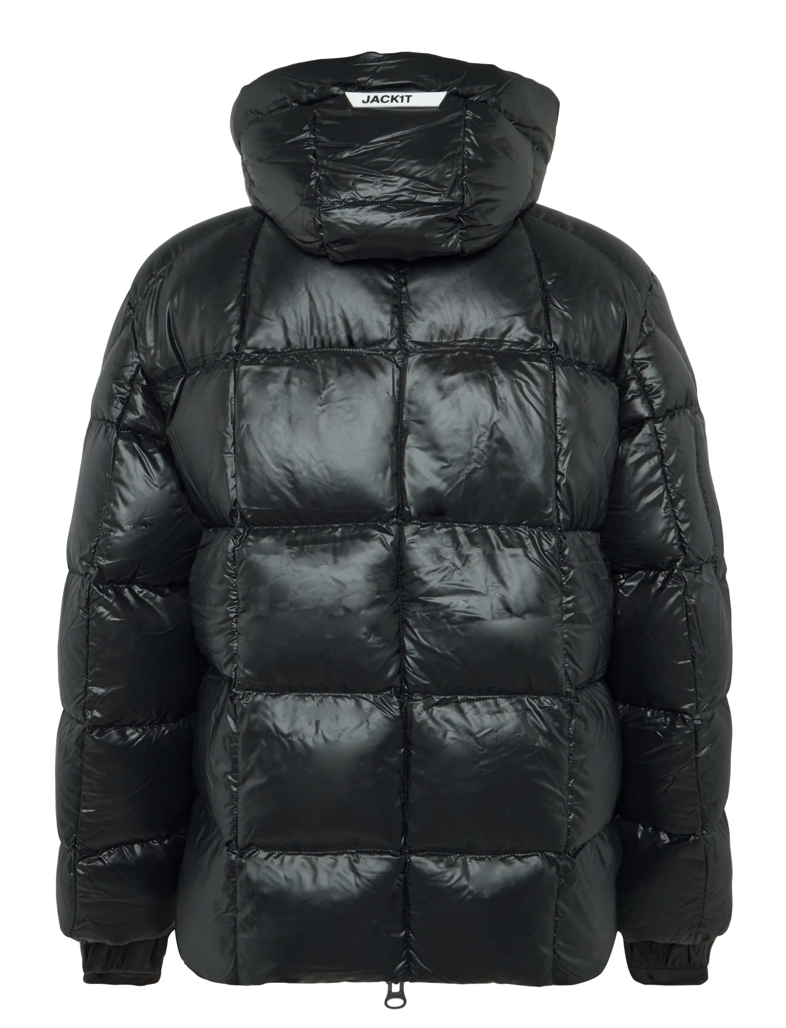 JACK1T - EZ BOXED PUFFER RACER LUX - vinterjackor - black/black - 2