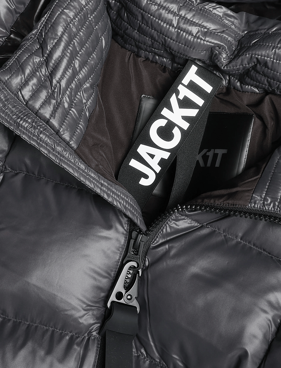 JACK1T - EZ BOXED PUFFER RACER LUX - vinterjackor - graphite/black - 5