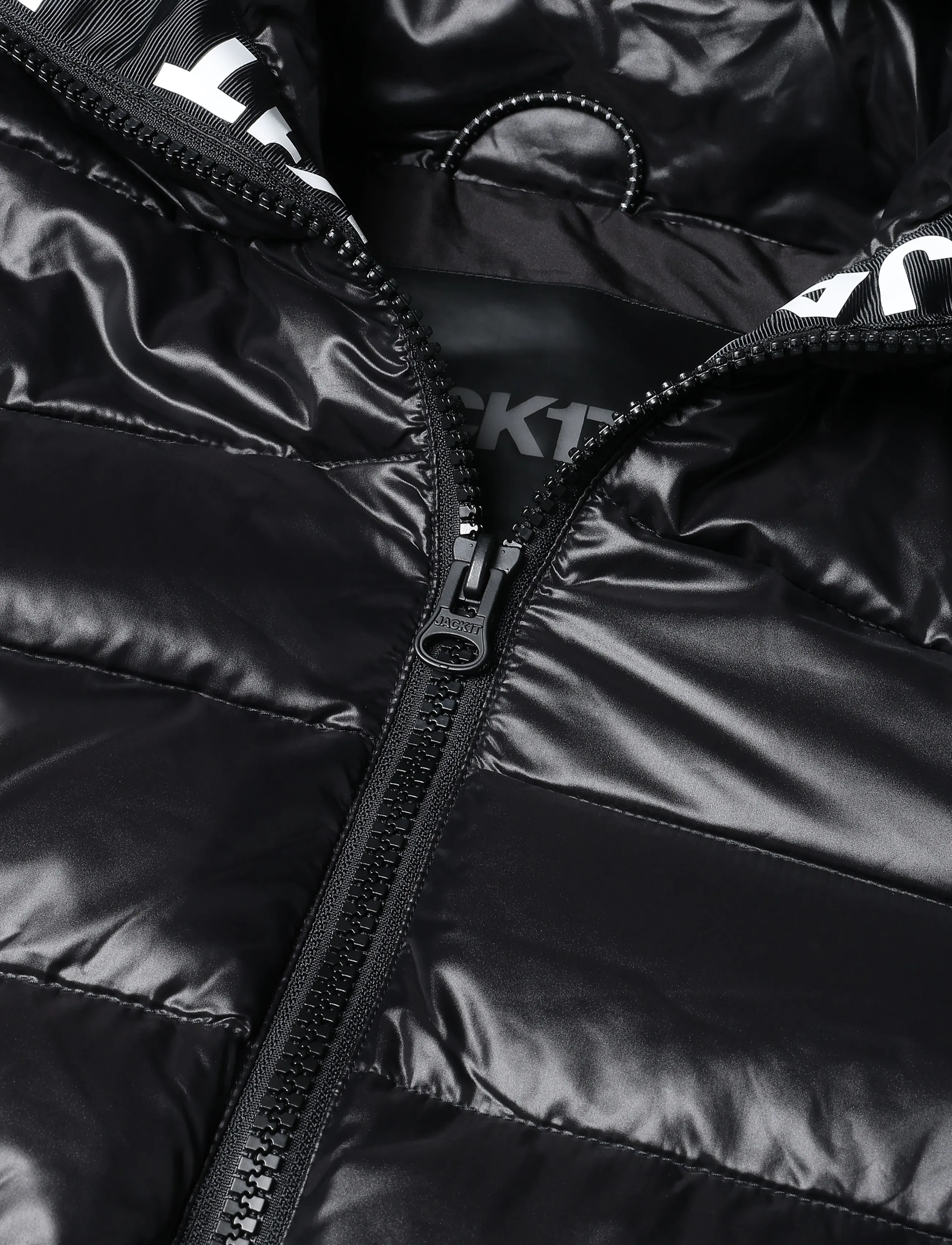 JACK1T - R4D TRAMLINE PUFFER RACER LUX - vinterjackor - black lux - 5