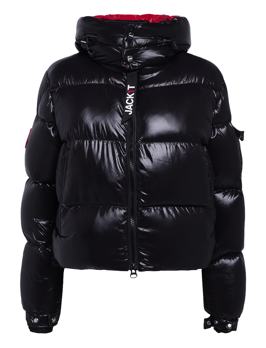JACK1T - EZ SLICK HOOD - vinterjakker - black/pink - 1