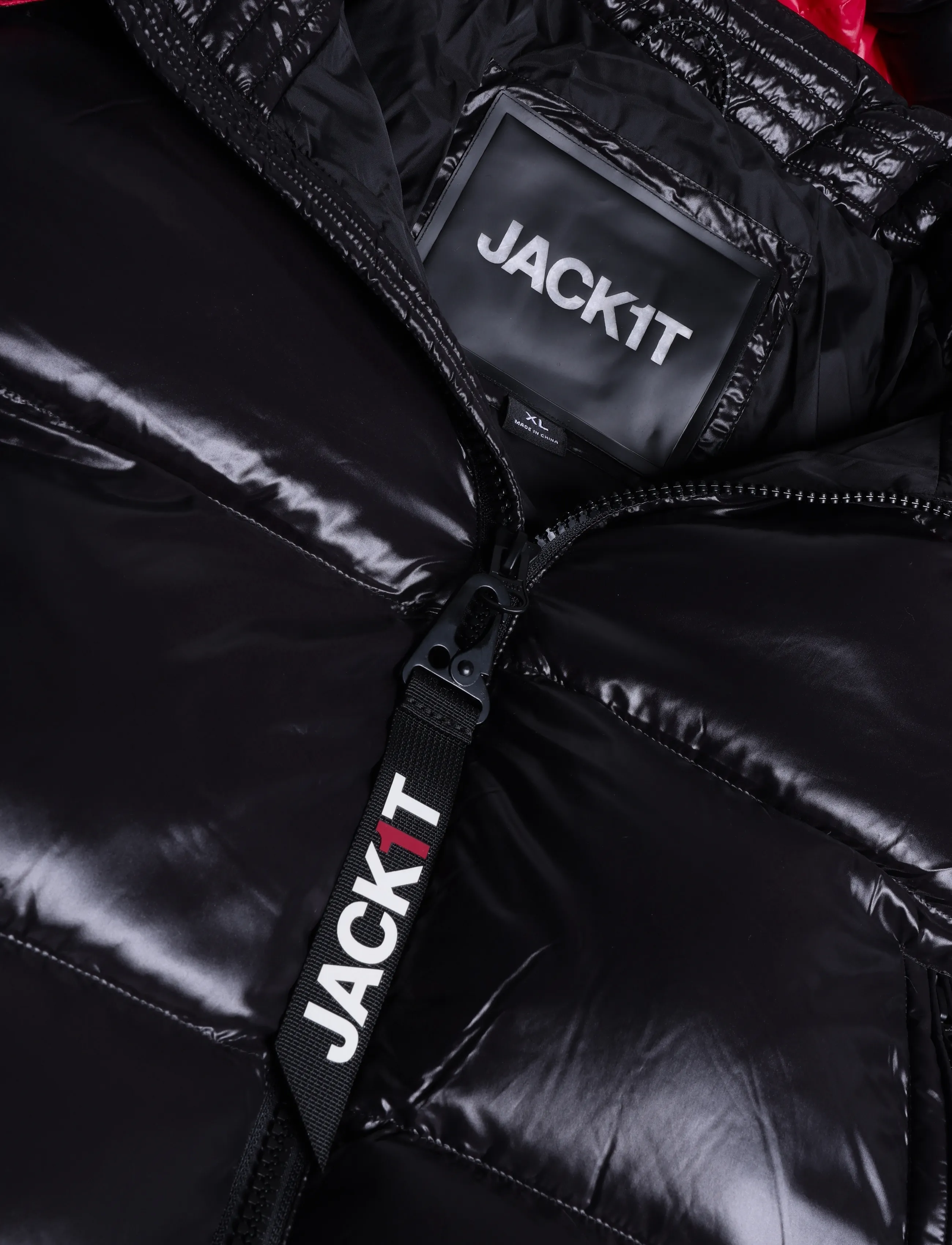 JACK1T - EZ SLICK HOOD - vinterjakker - black/pink - 5