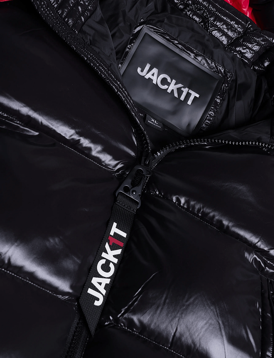 JACK1T - EZ SLICK HOOD - vinterjakker - black/pink - 5