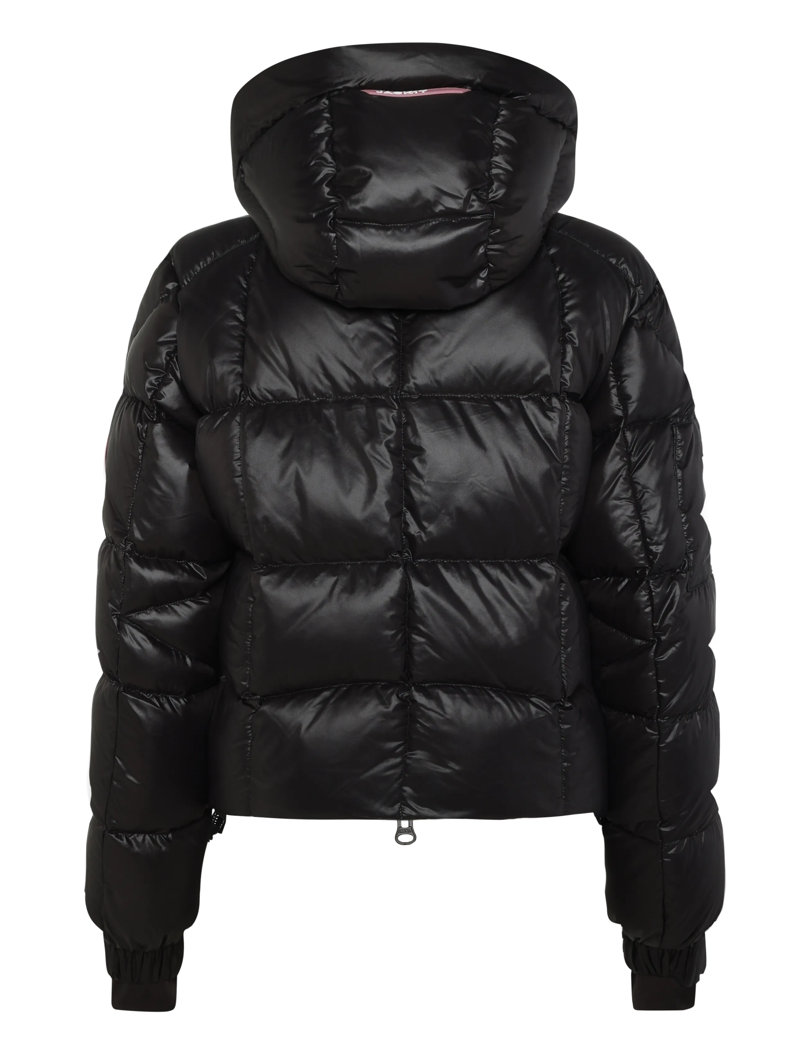 JACK1T - EZ BOXED CROP PUFFER LUX - talvejoped - black/stone - 2