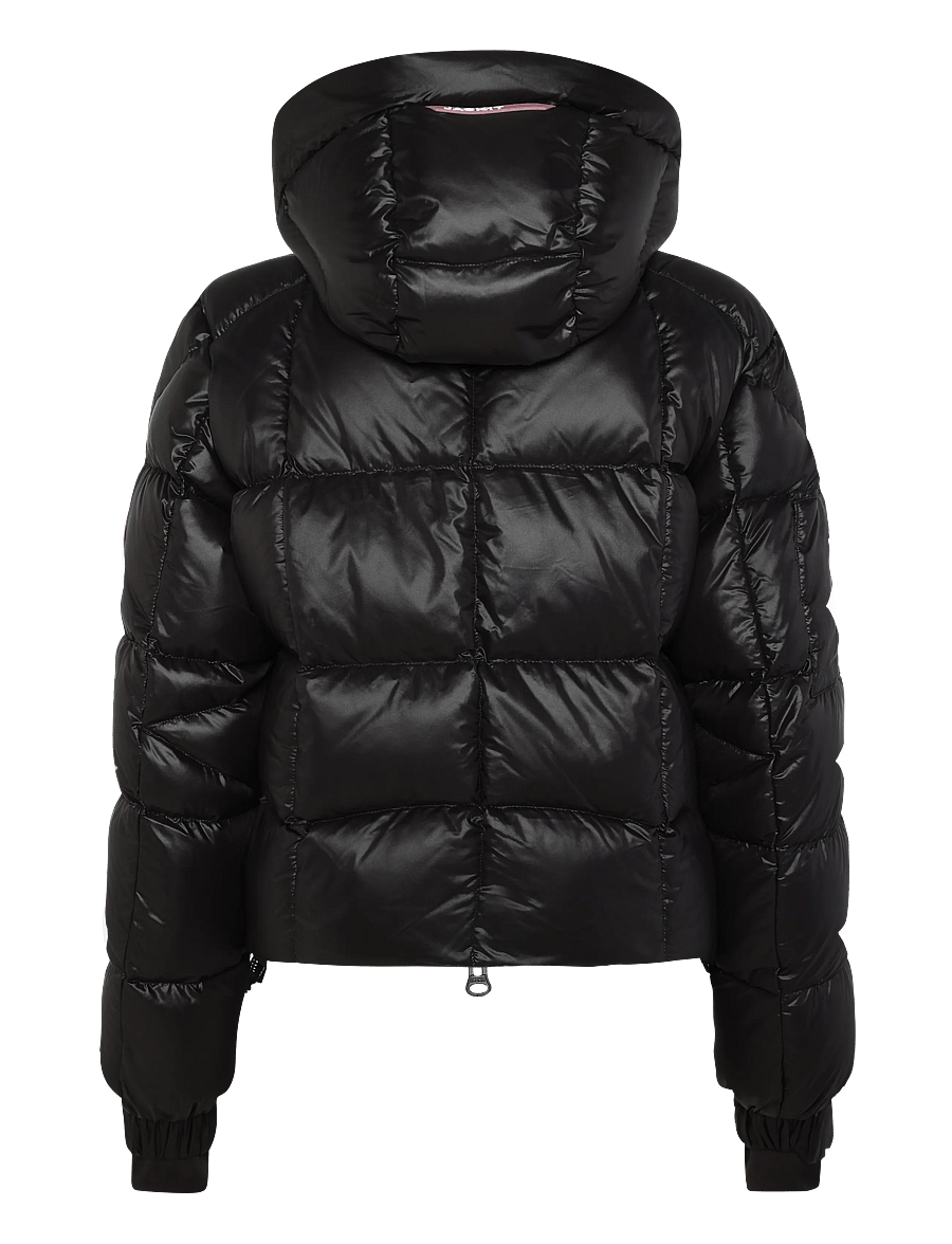 JACK1T - EZ BOXED CROP PUFFER LUX - talvejoped - black/stone - 2