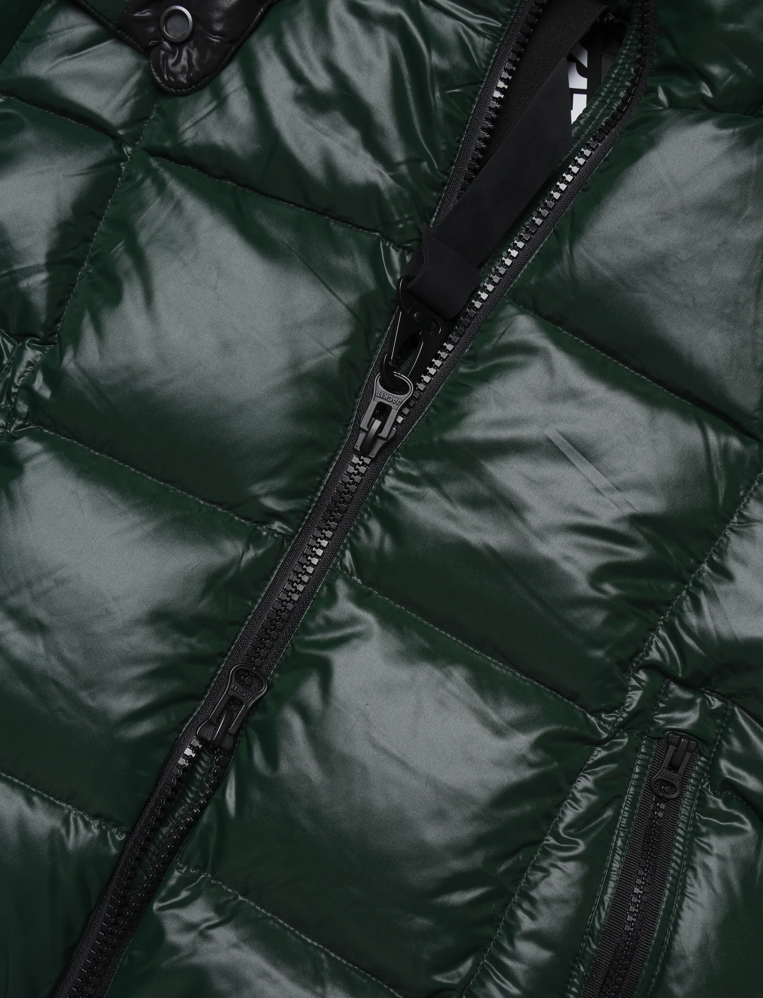JACK1T - EZ BOXED CROP PUFFER LUX - talvejoped - emerald/sage - 5
