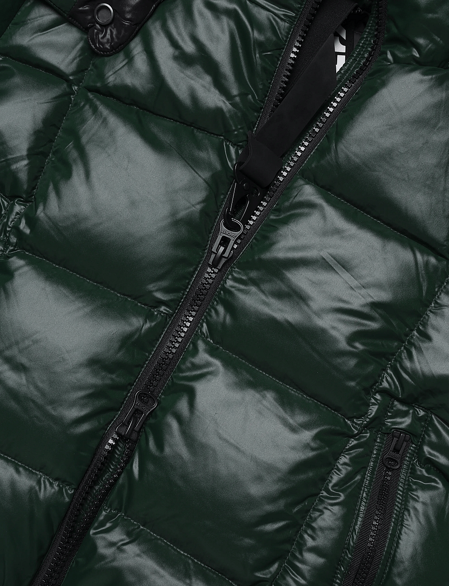 JACK1T - EZ BOXED CROP PUFFER LUX - talvejoped - emerald/sage - 5