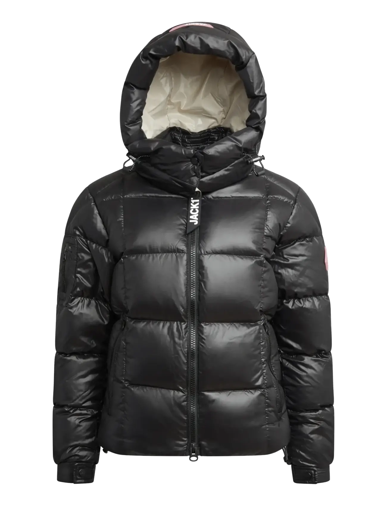 JACK1T - EZ BOXED PUFFER RACER LUX - talvejoped - black shine - 1