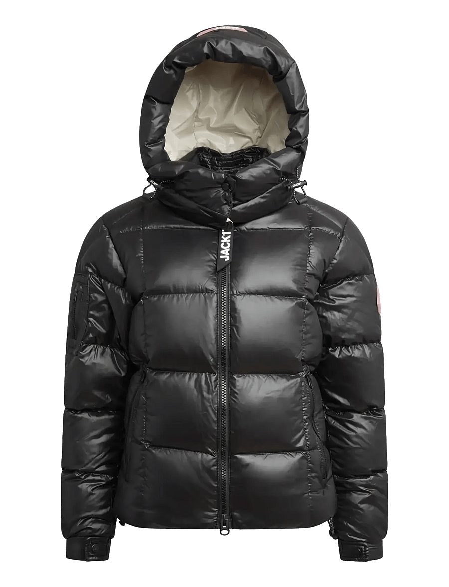 JACK1T - EZ BOXED PUFFER RACER LUX - talvejoped - black shine - 1