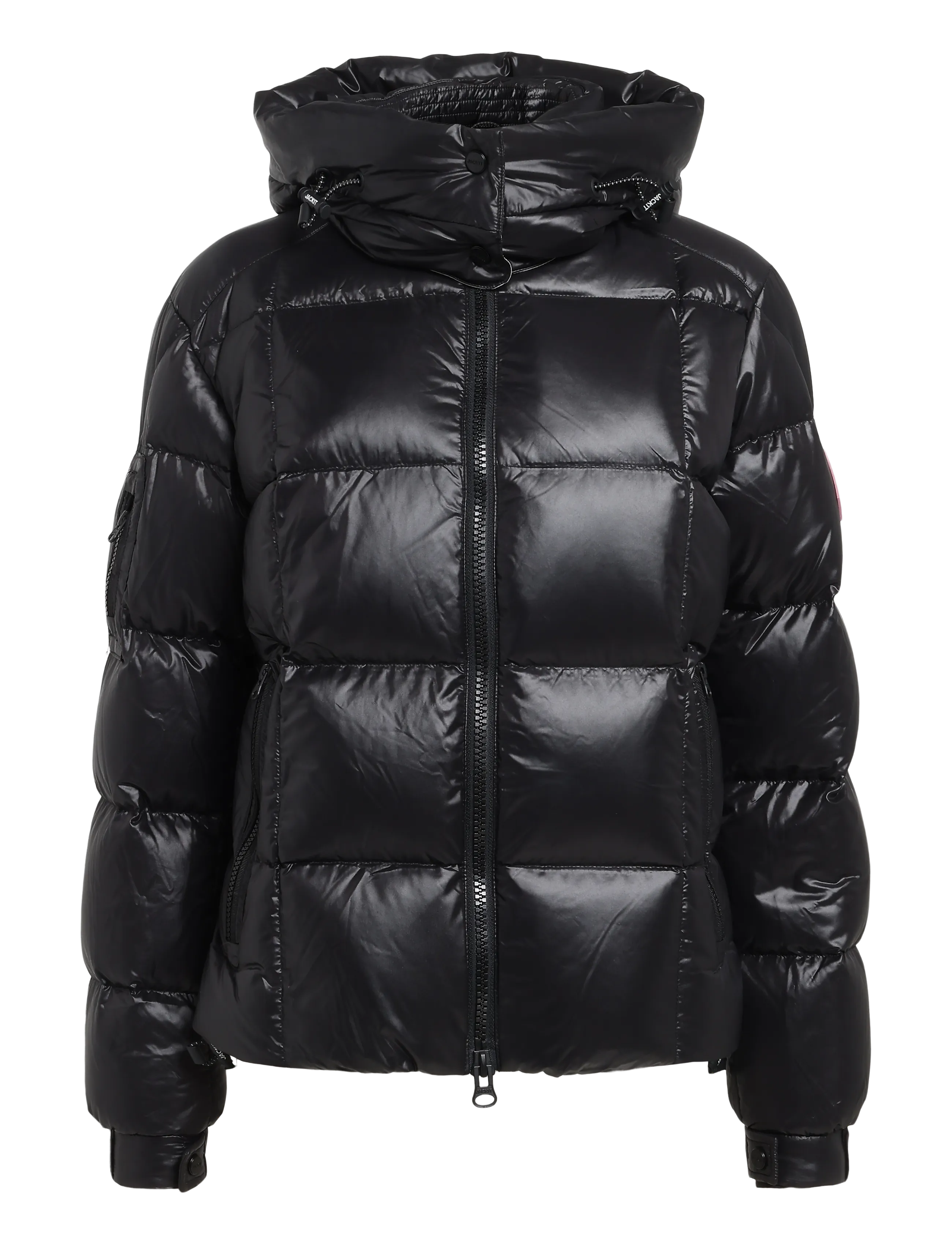 JACK1T - EZ BOXED PUFFER RACER LUX - talvejoped - black shine - 1