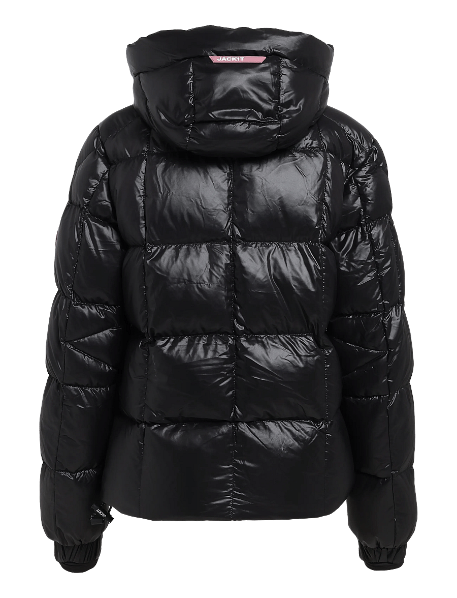 JACK1T - EZ BOXED PUFFER RACER LUX - talvejoped - black shine - 2
