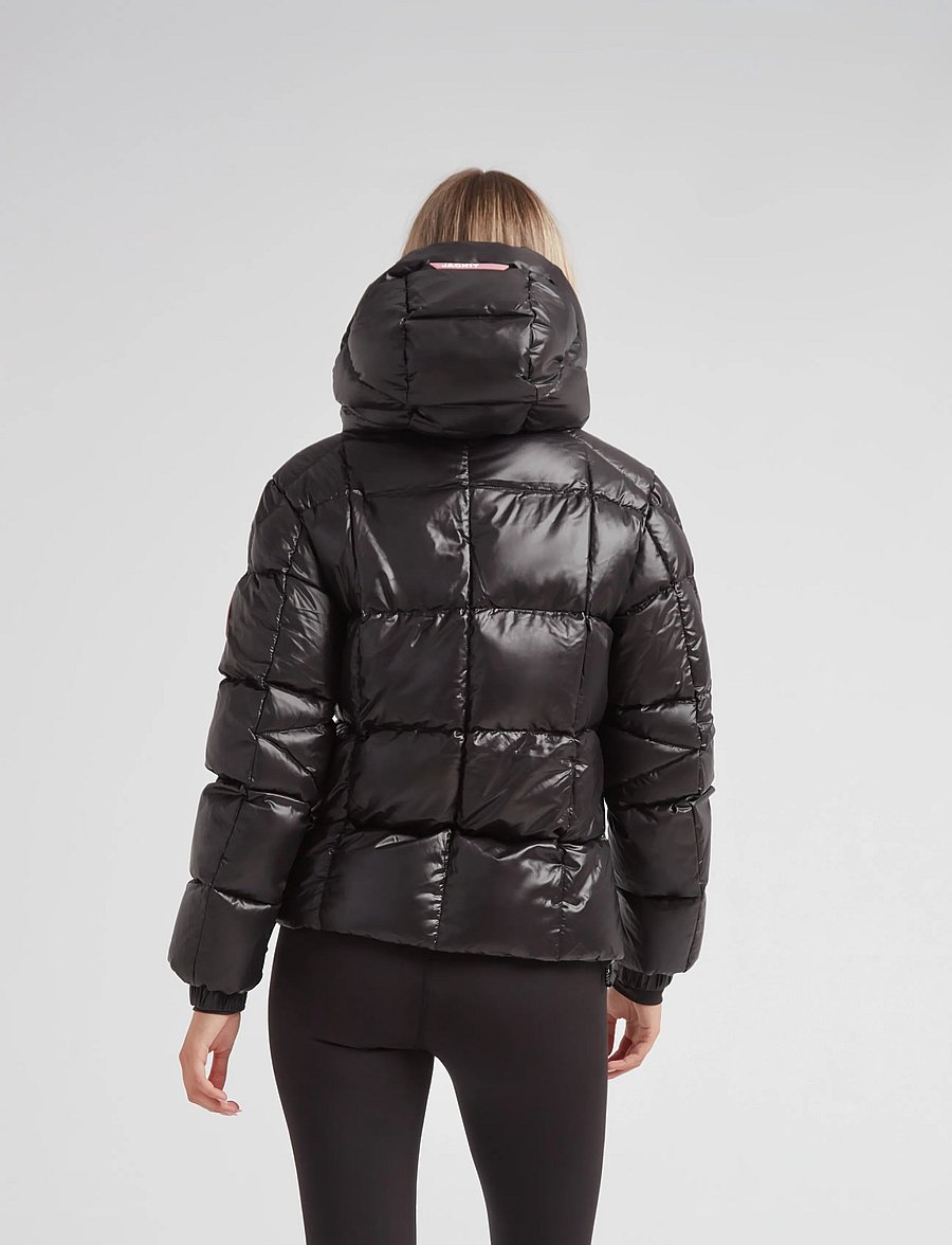 JACK1T - EZ BOXED PUFFER RACER LUX - talvejoped - black shine - 3