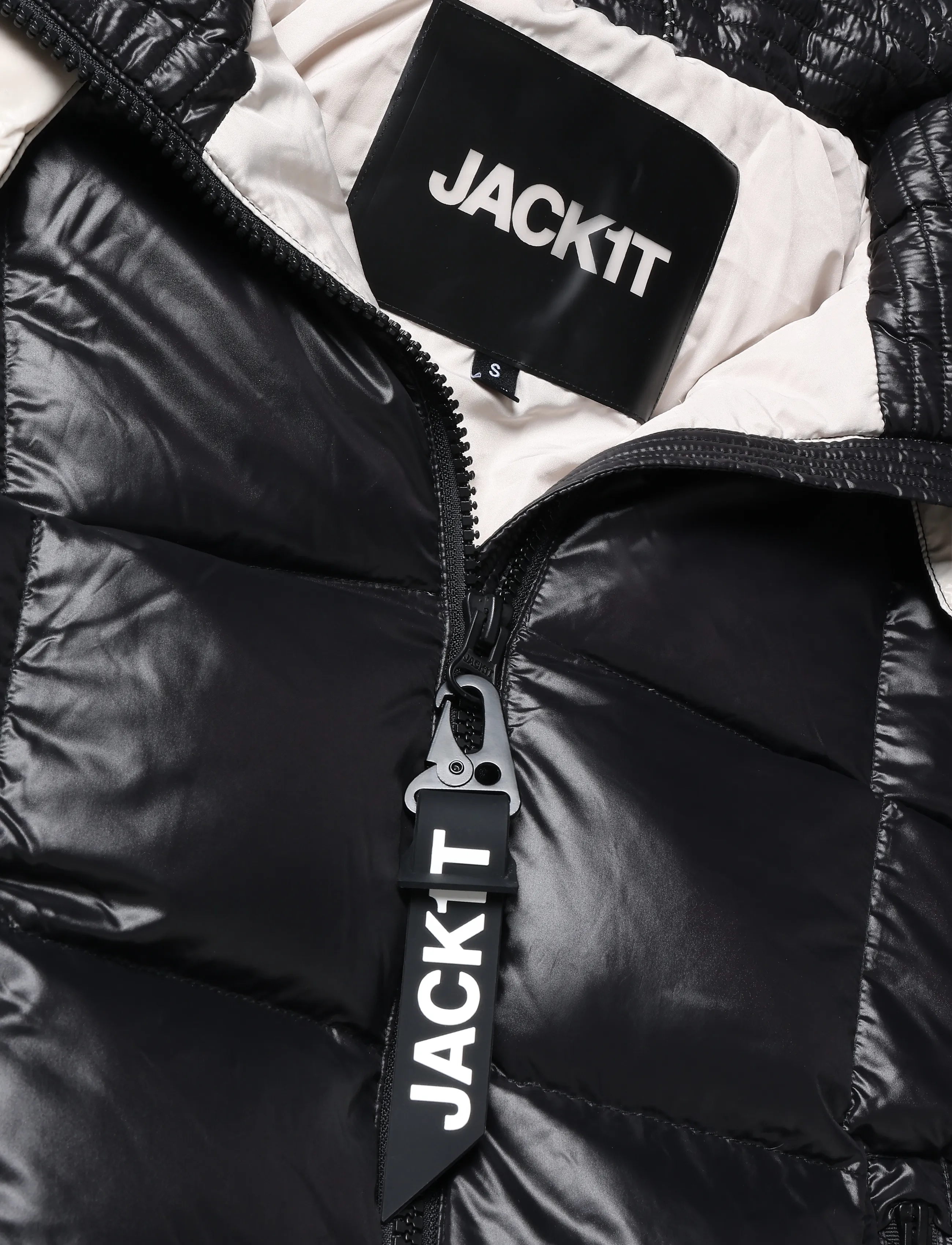 JACK1T - EZ BOXED PUFFER RACER LUX - talvejoped - black shine - 5