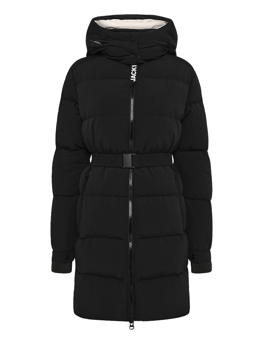 JACK1T - EZ BELTED PUFFER COAT MATT - winterjacken - black/stone - 1