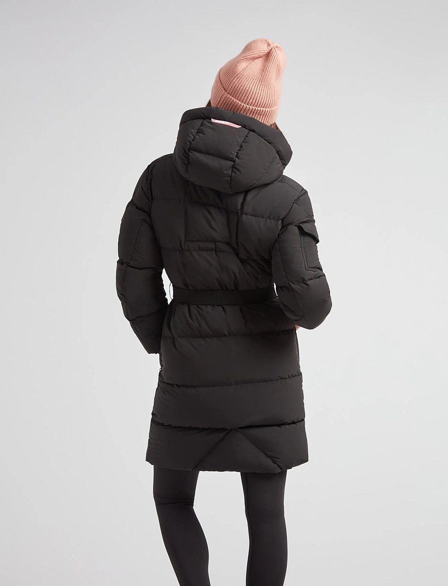 JACK1T - EZ BELTED PUFFER COAT MATT - winterjacken - black/stone - 4