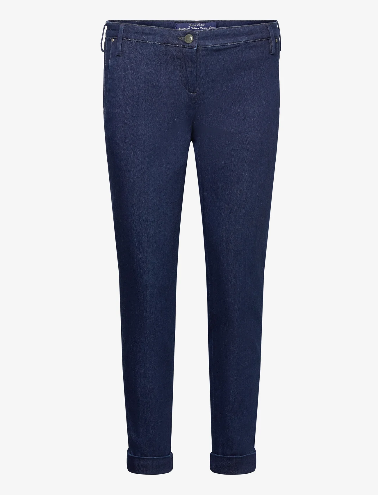 Jacob Cohen - CHINO DENIM STR WASH 1 - džinsa bikses ar tievām starām - blue - 0