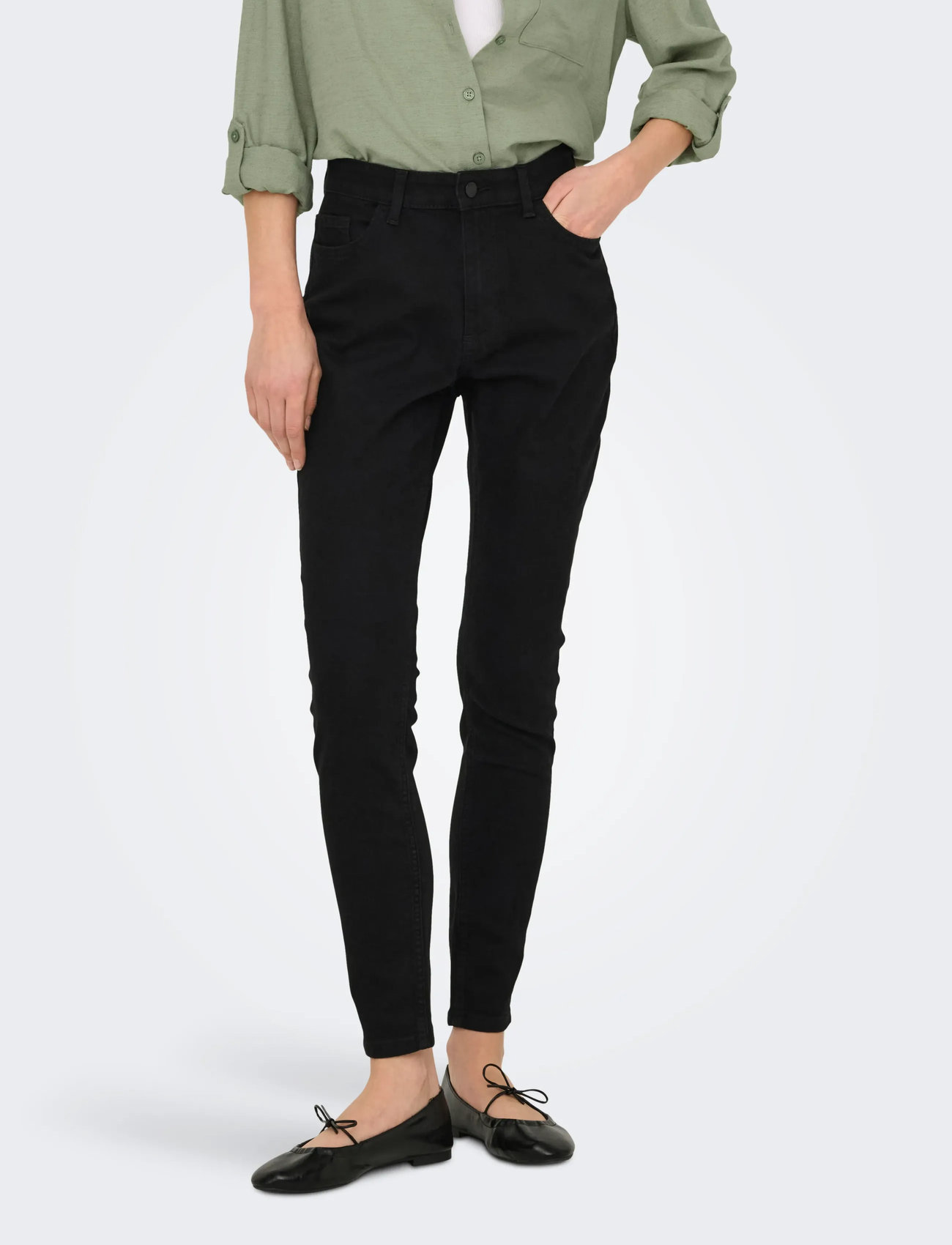 JDY Jdymoon Hw Skinny Jeans Dnm Noos - - XS x 34 1