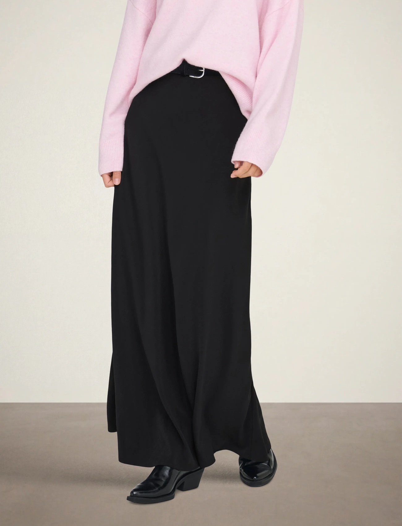 JDY Jdyaya Life Mw Maxi Skirt Wvn Noos - Black - XS