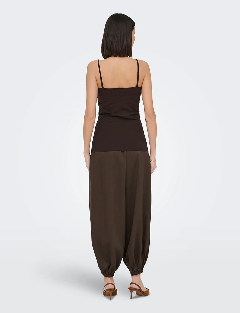 JDY - JDYAVA SINGLET JRS NOOS - tanktops - chocolate torte - 3