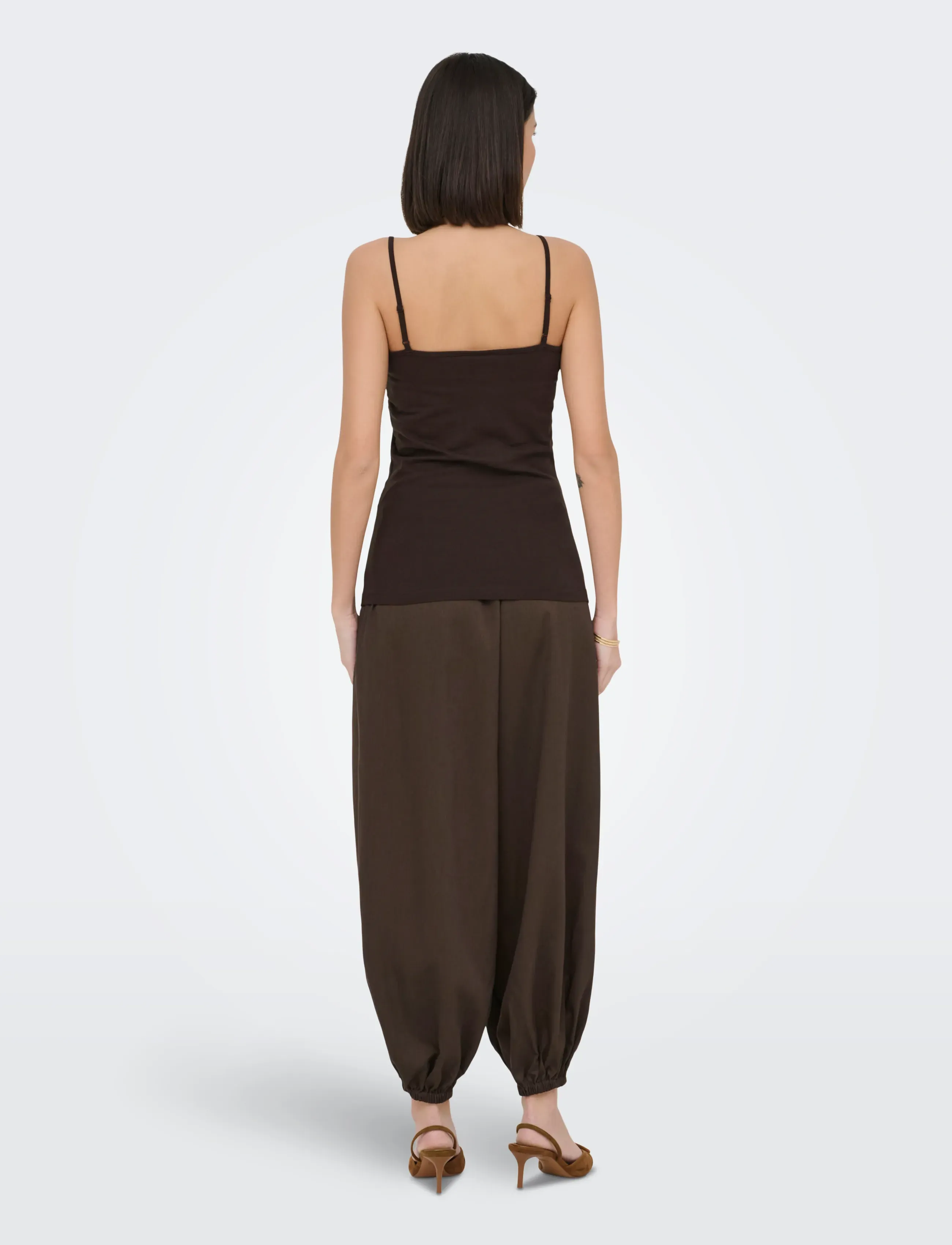 JDY - JDYAVA SINGLET JRS NOOS - Ärmellose tops - chocolate torte - 3