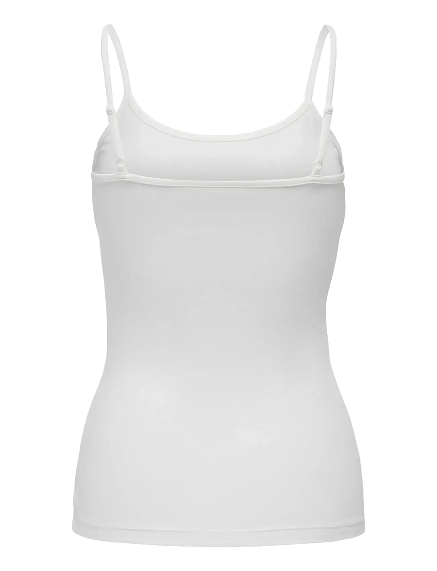 JDY - JDYAVA SINGLET JRS NOOS - tanktops - cloud dancer - 2