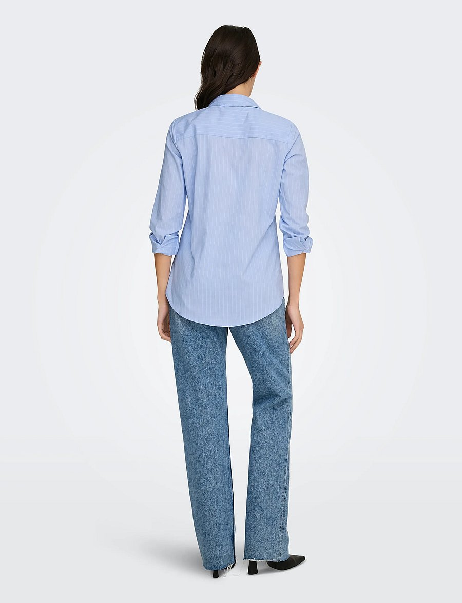 JDY - JDYMIO L/S SHIRT WVN NOOS - overhemden met lange mouwen - cashmere blue - 3