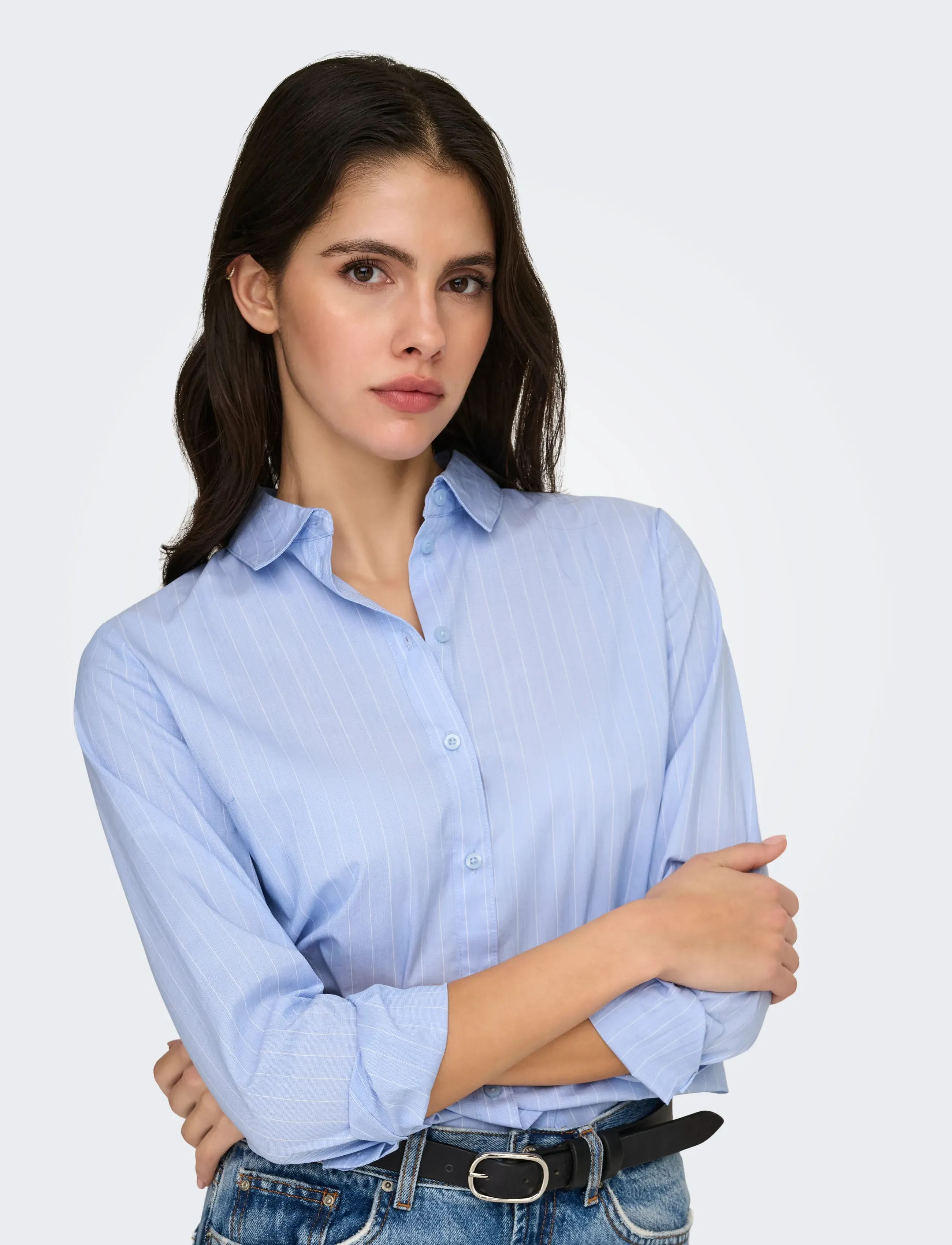 JDY - JDYMIO L/S SHIRT WVN NOOS - overhemden met lange mouwen - cashmere blue - 5