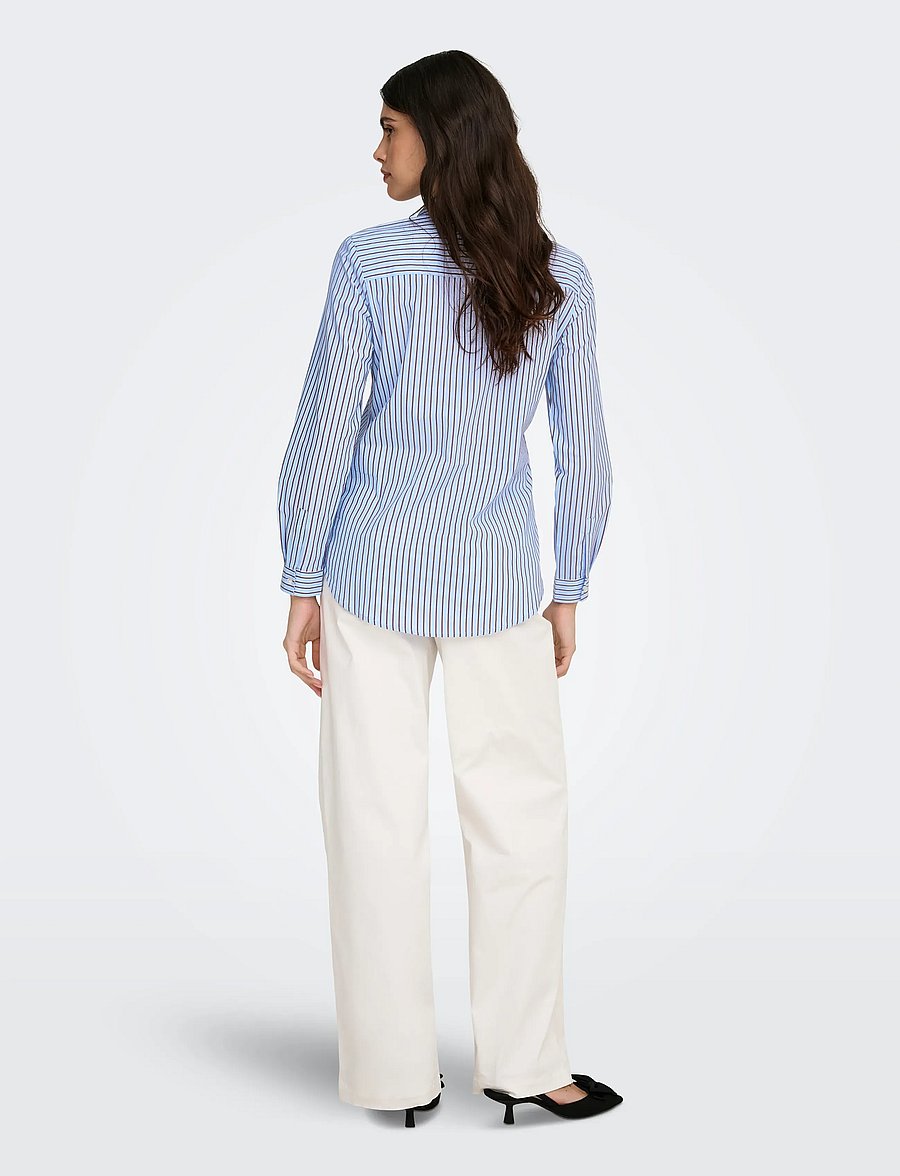 JDY - JDYMIO L/S SHIRT WVN NOOS - langærmede skjorter - cashmere blue - 3