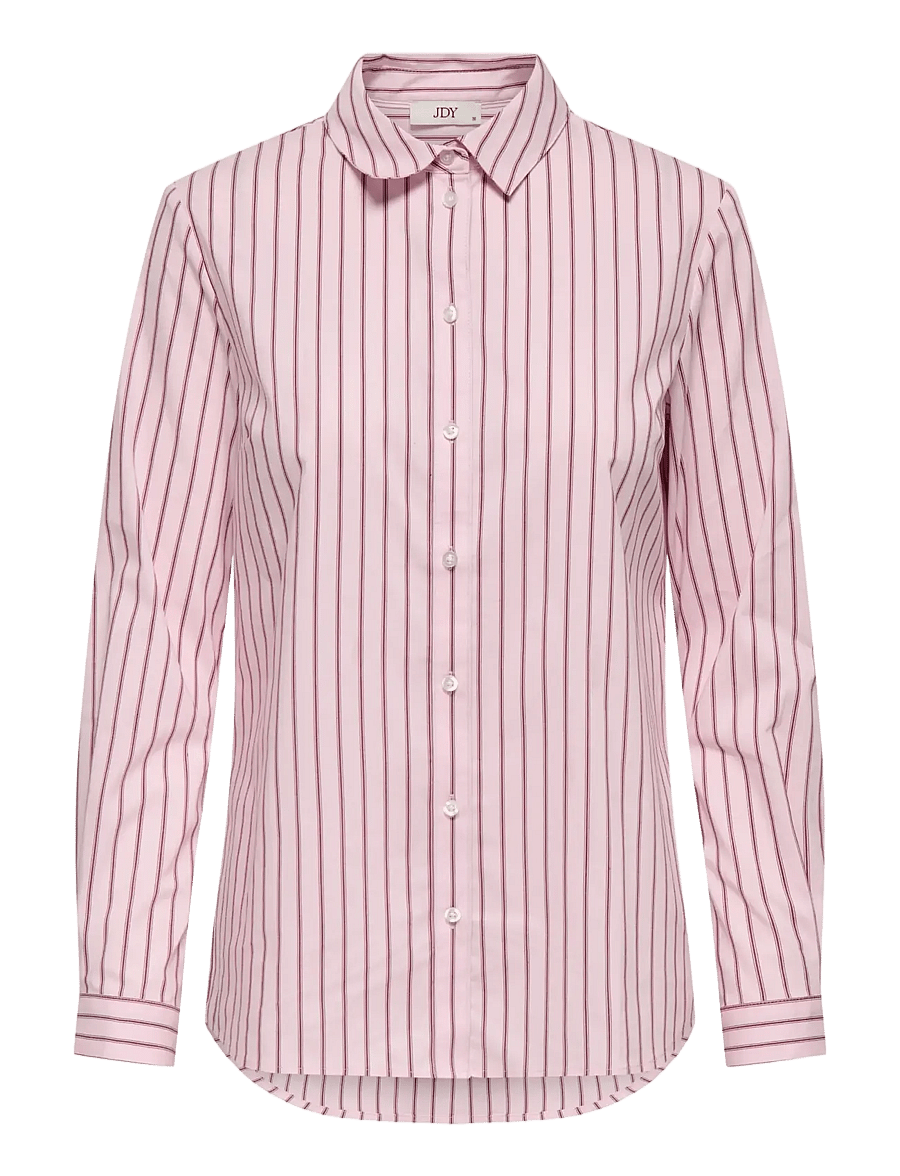 JDY - JDYMIO L/S SHIRT WVN NOOS - pikkade varrukatega särgid - chalk pink - 1
