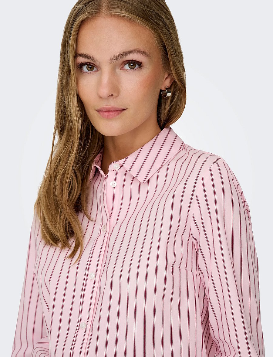 JDY - JDYMIO L/S SHIRT WVN NOOS - pikkade varrukatega särgid - chalk pink - 5