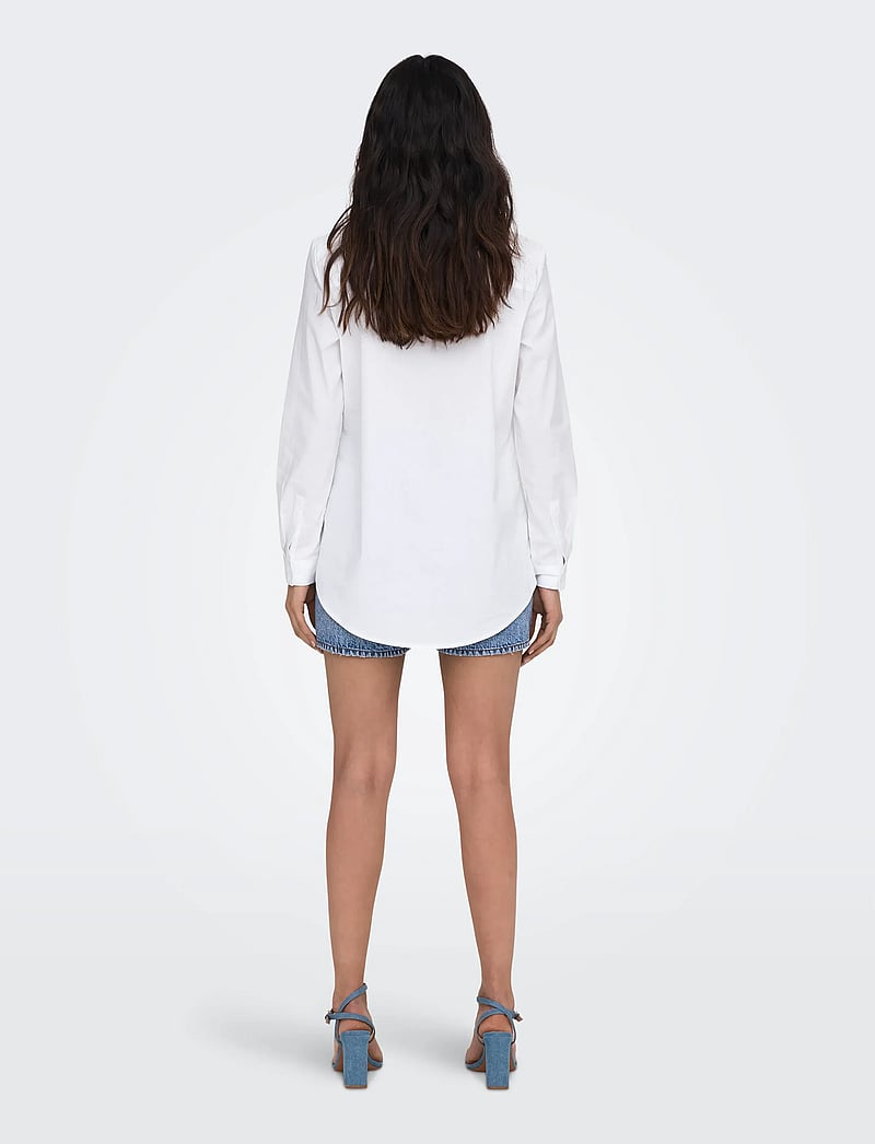 JDY - JDYMIO L/S SHIRT WVN NOOS - langärmlige hemden - white - 3