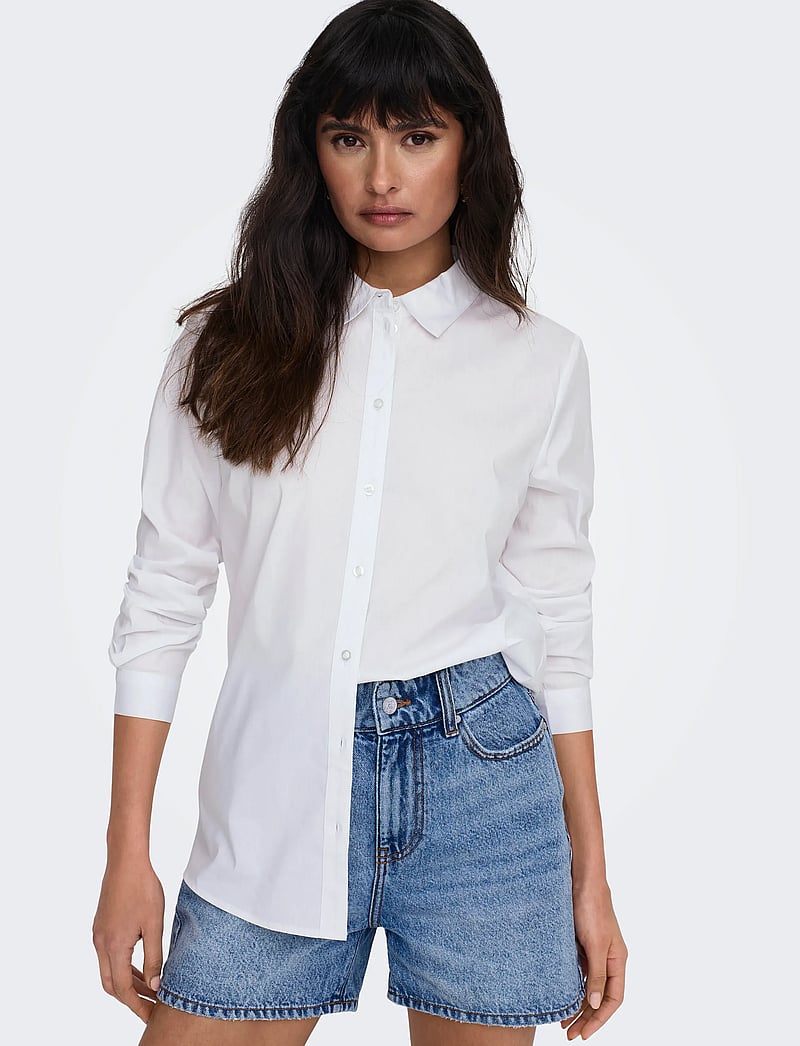 JDY - JDYMIO L/S SHIRT WVN NOOS - langärmlige hemden - white - 5