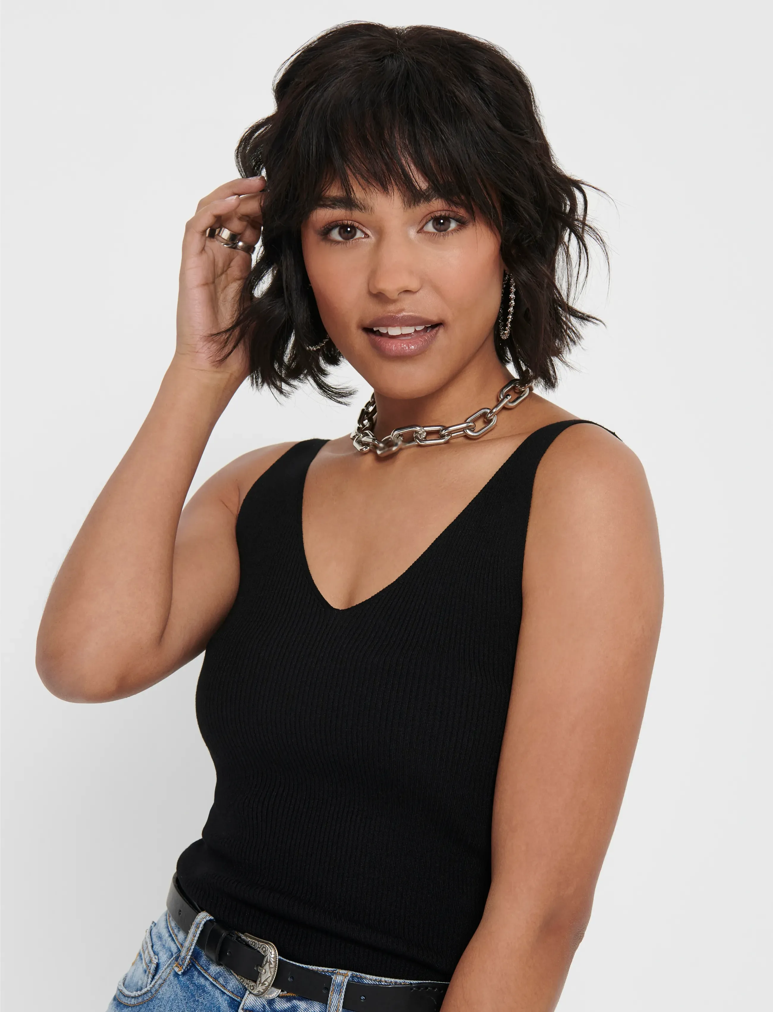 JDY - JDYNANNA S/L TOP KNT NOOS - lowest prices - black - 5
