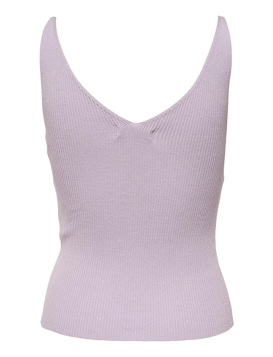 JDY - JDYNANNA S/L TOP KNT NOOS - topid ja varrukateta alussärgid - pastel lilac - 2