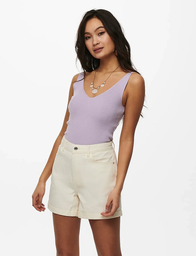 JDY - JDYNANNA S/L TOP KNT NOOS - Ärmellose tops - pastel lilac - 0