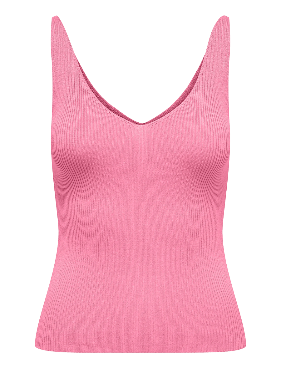JDY - JDYNANNA S/L TOP KNT NOOS - topid ja varrukateta alussärgid - sachet pink - 1