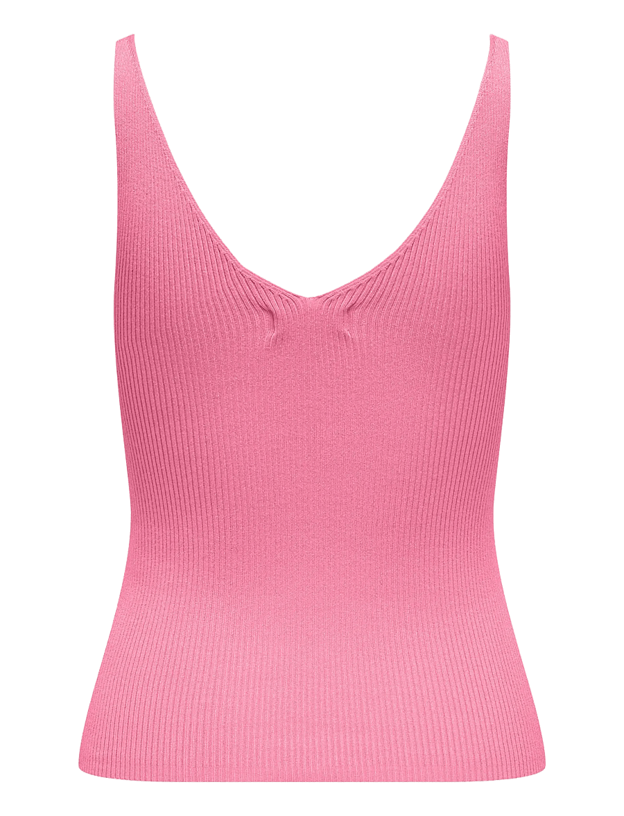 JDY - JDYNANNA S/L TOP KNT NOOS - topid ja varrukateta alussärgid - sachet pink - 2