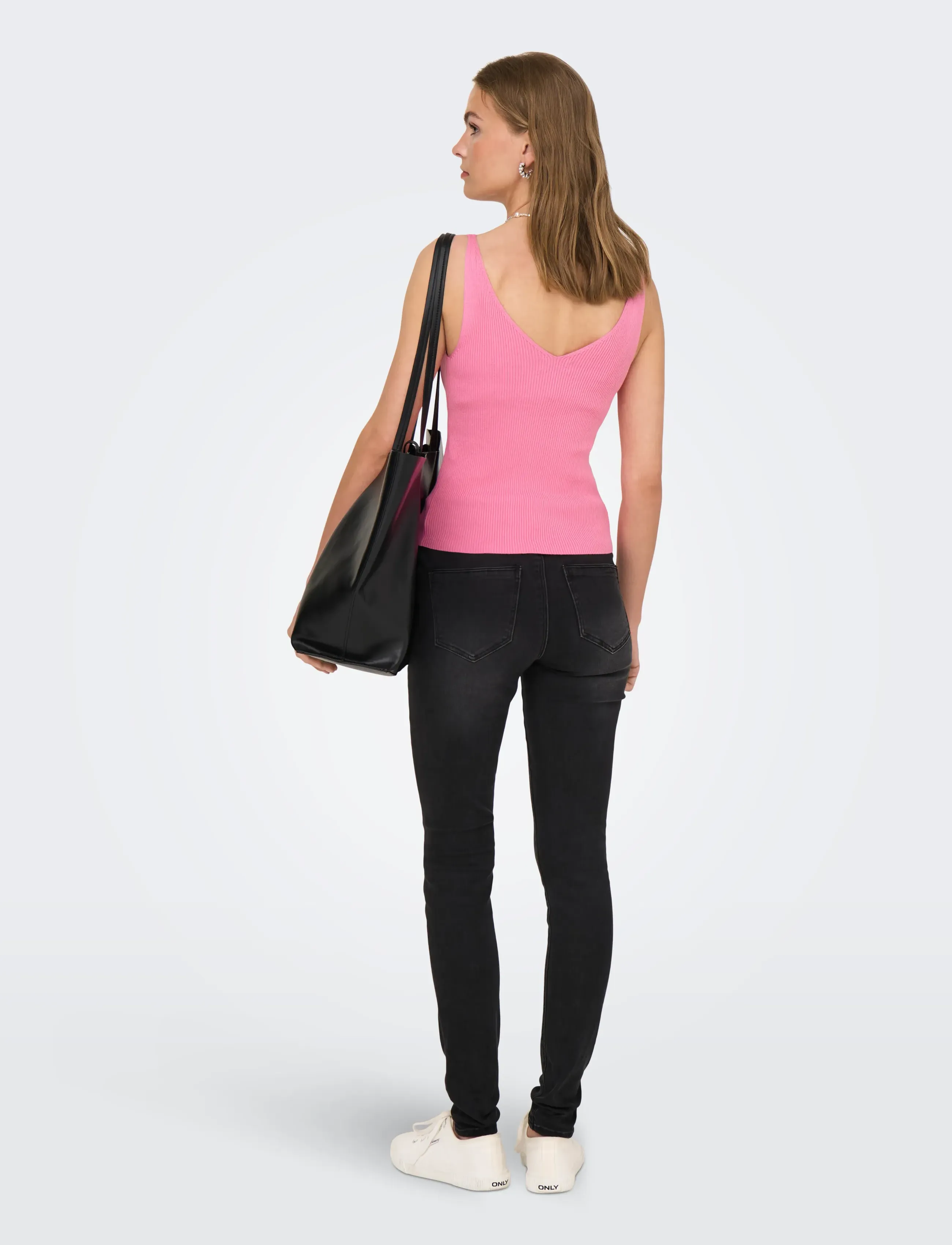 JDY - JDYNANNA S/L TOP KNT NOOS - tanktops - sachet pink - 3