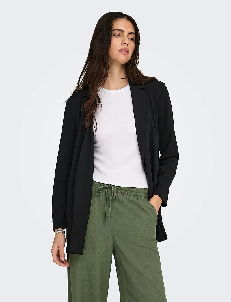 JDY - JDYGEGGO LIFE L/S BLAZER JRS NOOS - enkelknäppta kavajer - black - 0